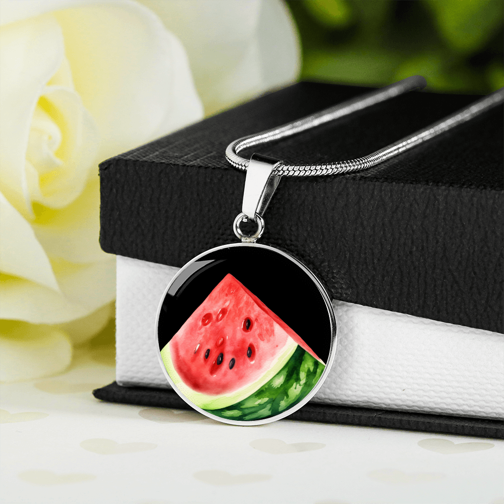 Watermelon Slice Necklace