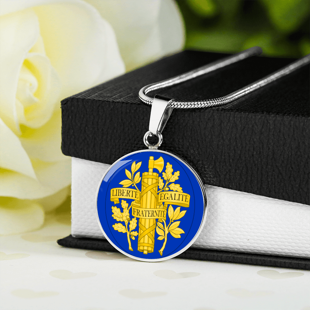 Coat of arms of France Necklace