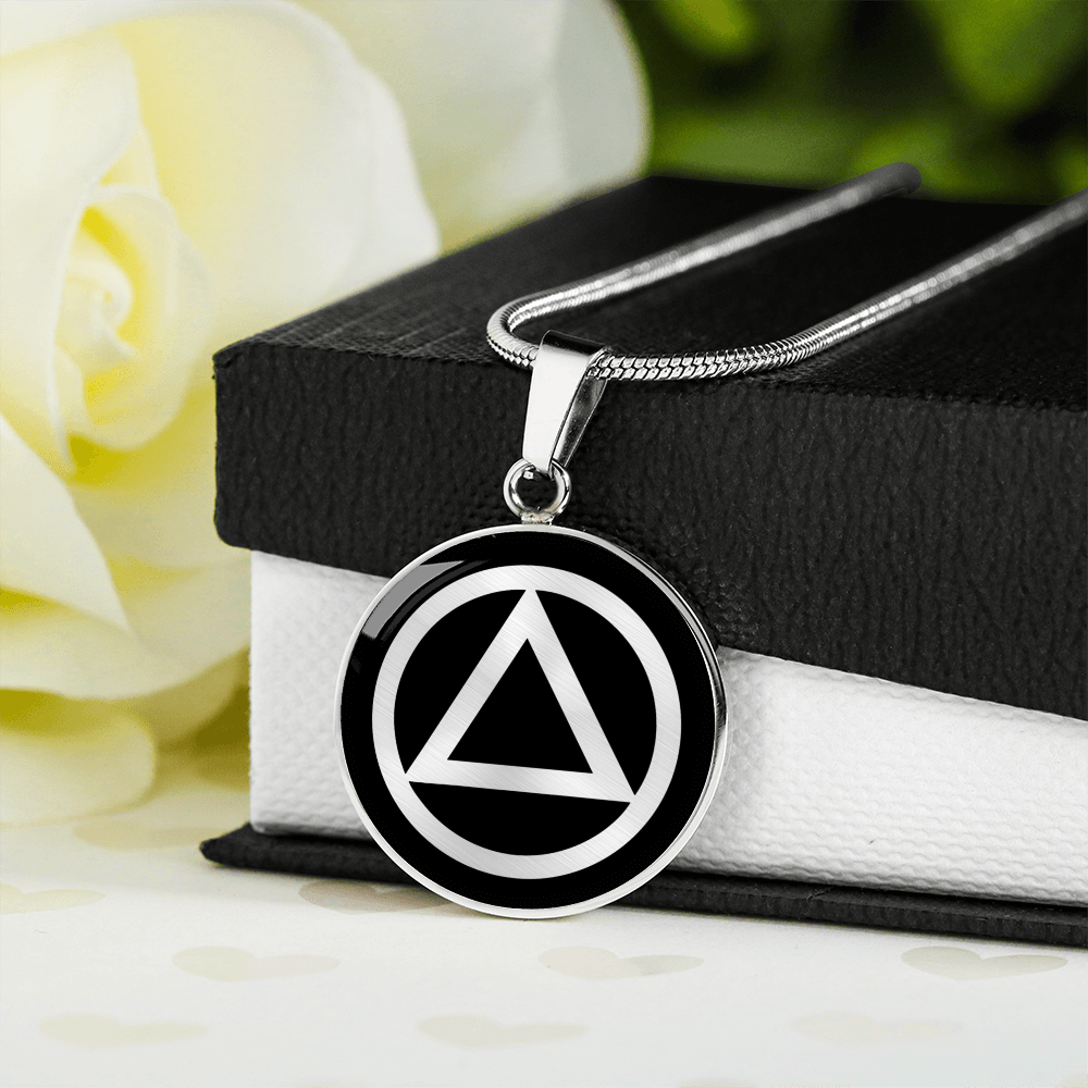 Recovery Symbol Necklace