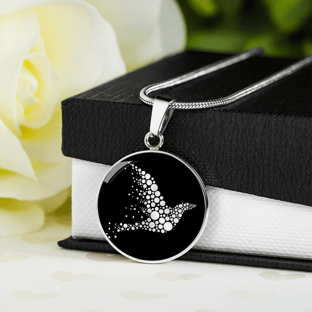 Dot Day Bird Necklace