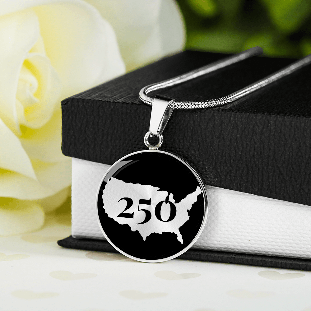 250 years USA Necklace
