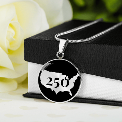 250 years USA Necklace