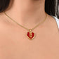 Stitched Heart Necklace