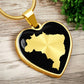 Brazil Map Necklace