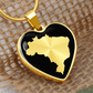 Brazil Map Necklace