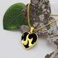Flaming Heart Necklace