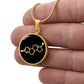 Estrogen Molecule Necklace