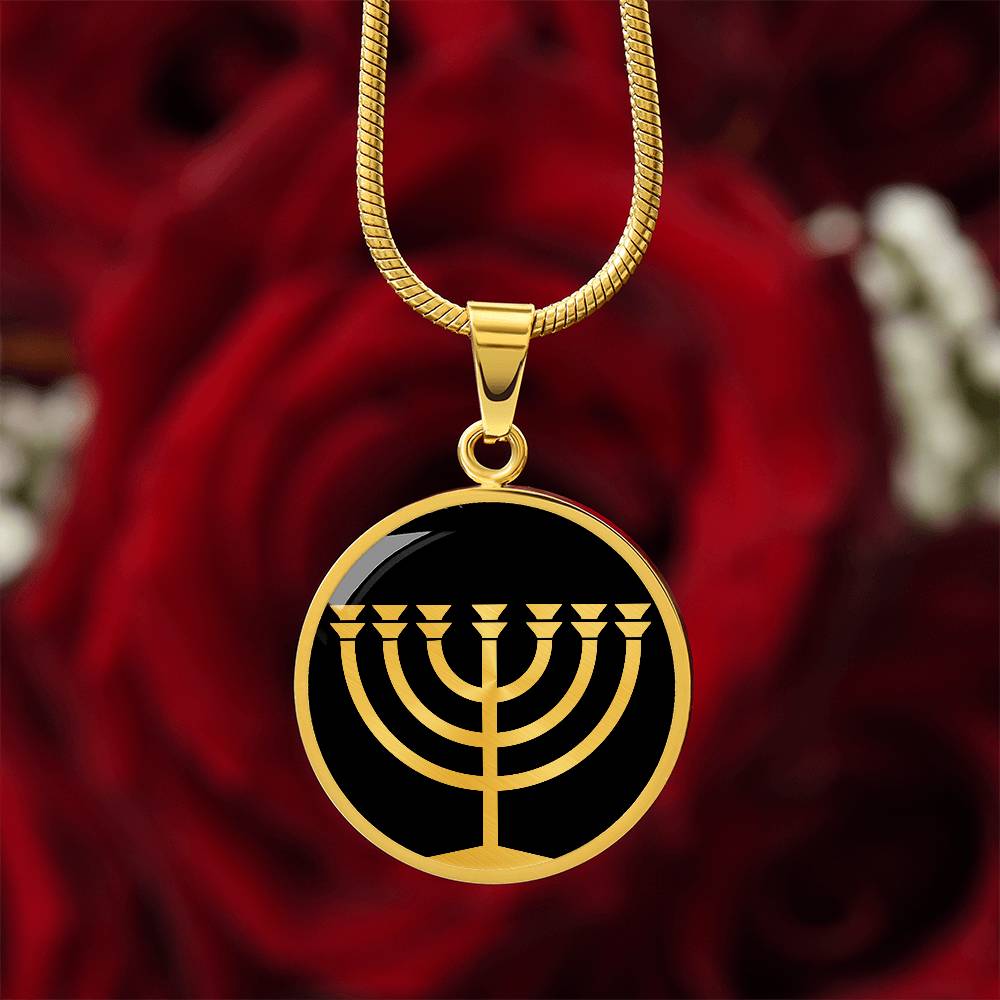 Menorah Necklace