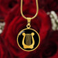 Lyre Necklace
