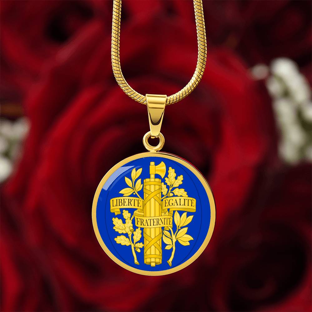Coat of arms of France Necklace