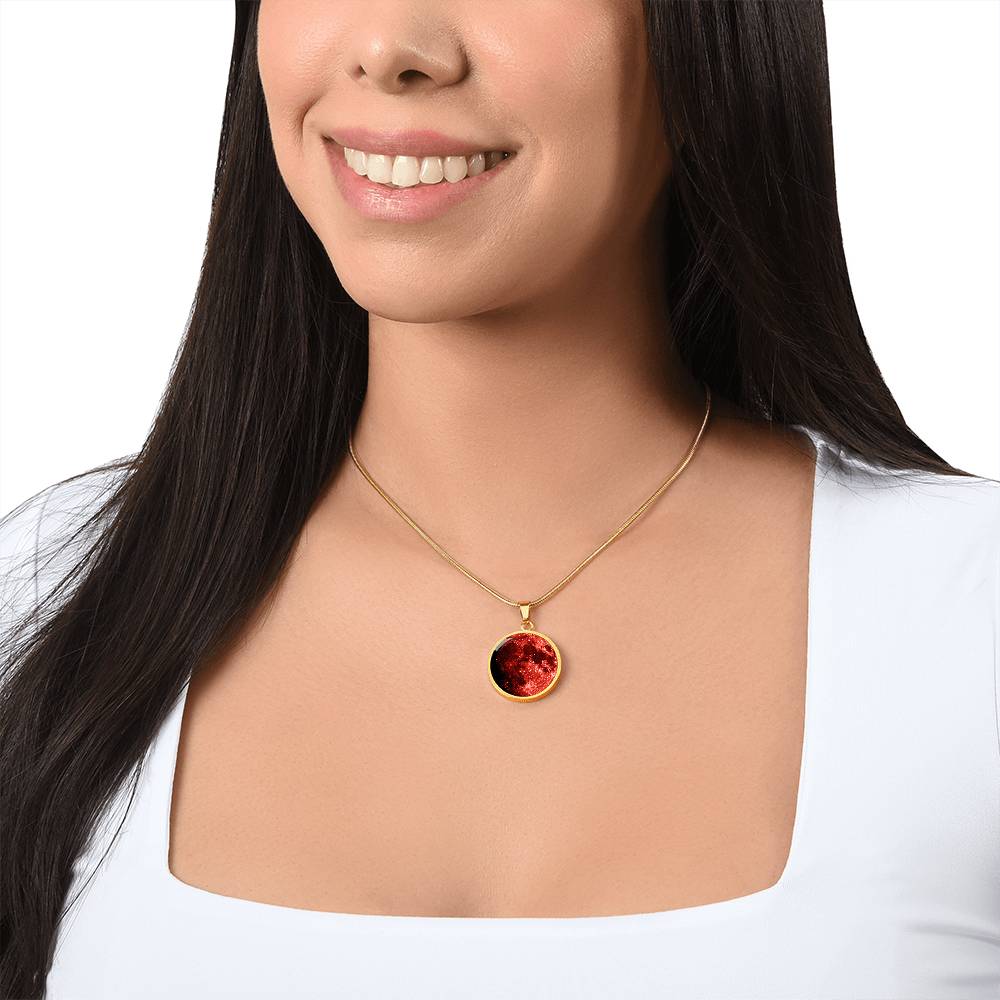 Red Moon Necklace