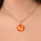 Year of the Fire Rooster Necklace