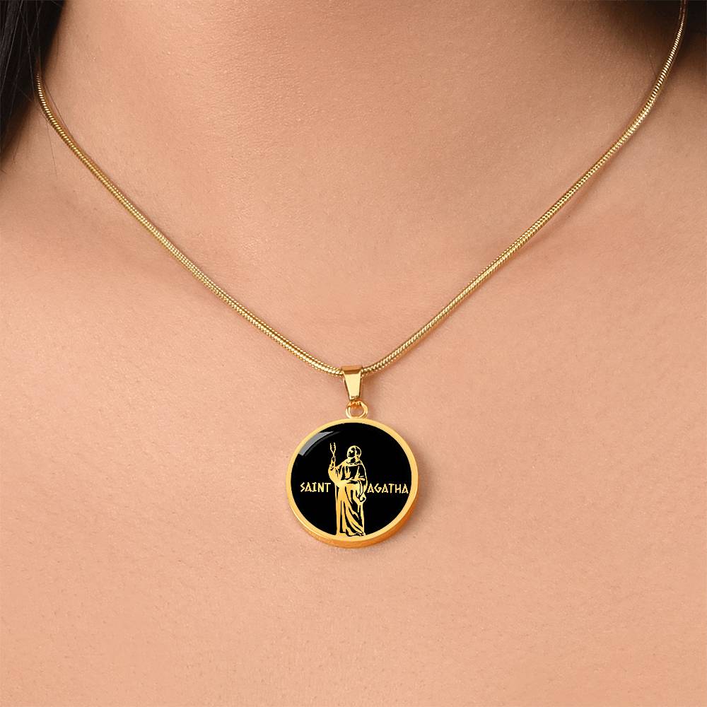 St Agatha Necklace