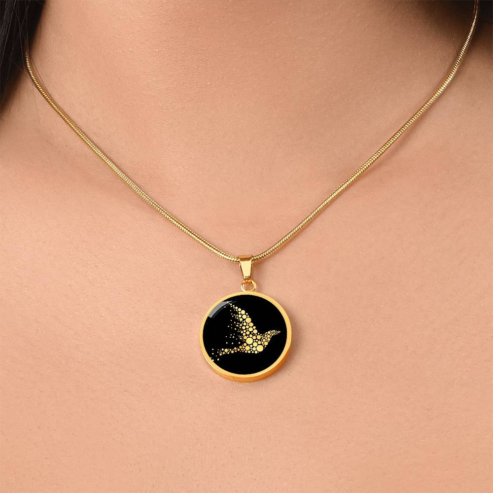 Dot Day Bird Necklace