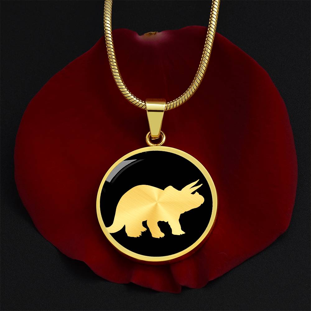 Triceratops Necklace