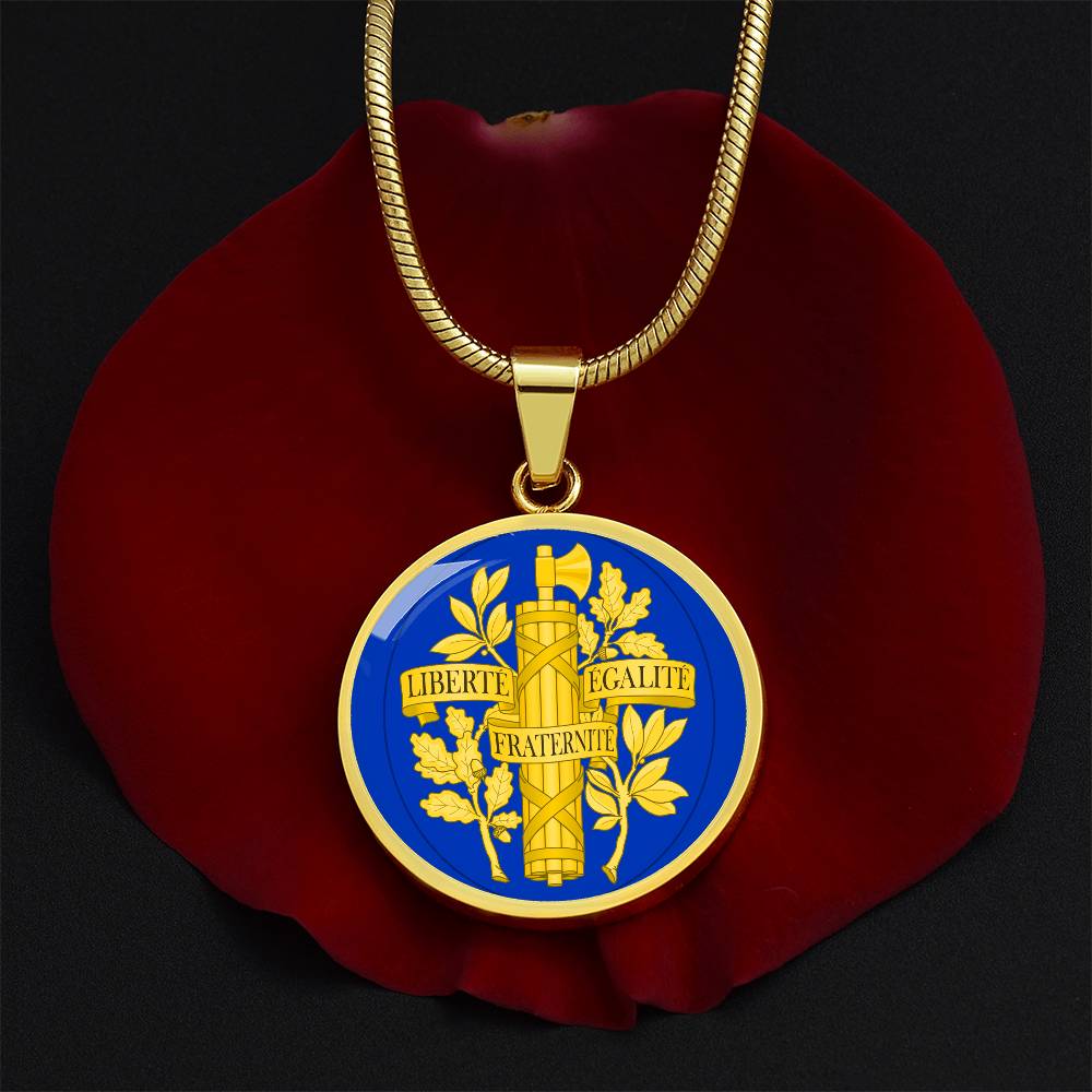 Coat of arms of France Necklace