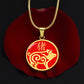 Year of the Fire Pig Necklace