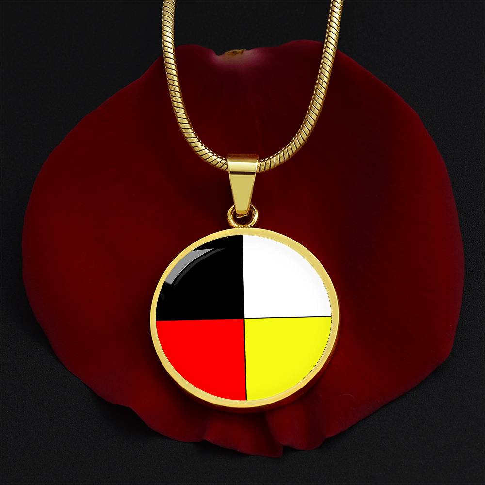 Medicine Wheel Rotated Necklace