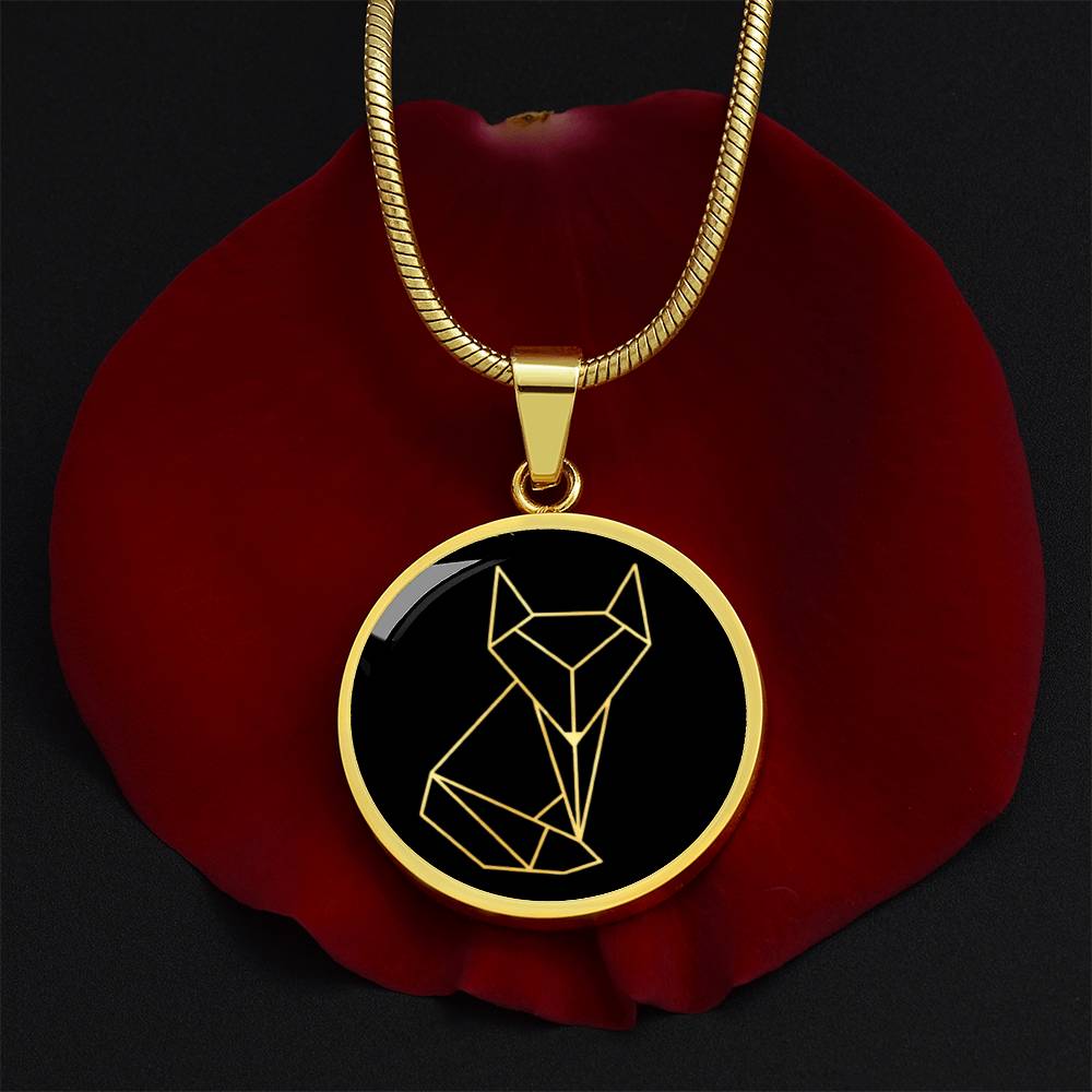 Origami Fox Necklace