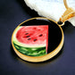 Watermelon Slice Necklace