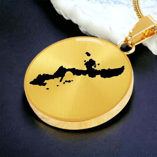 Okinawa Map Necklace