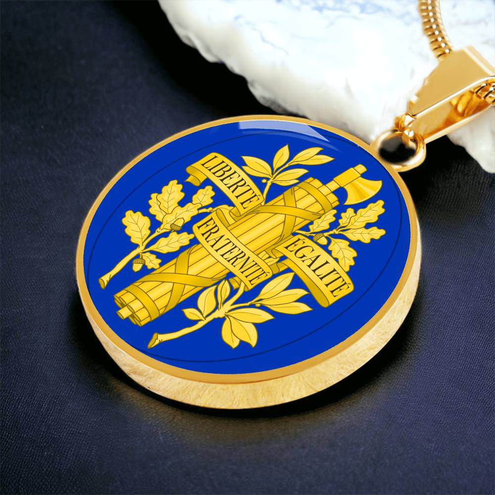 Coat of arms of France Necklace