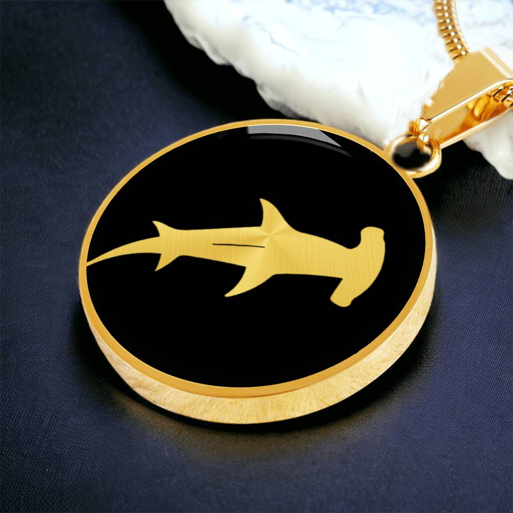 Hammerhead shark necklace