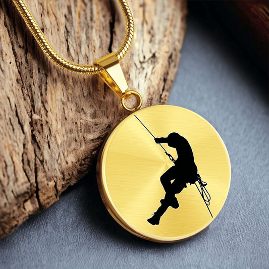 Rock Climbing Necklace