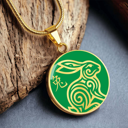 Year of the Wood Rabbit Necklace