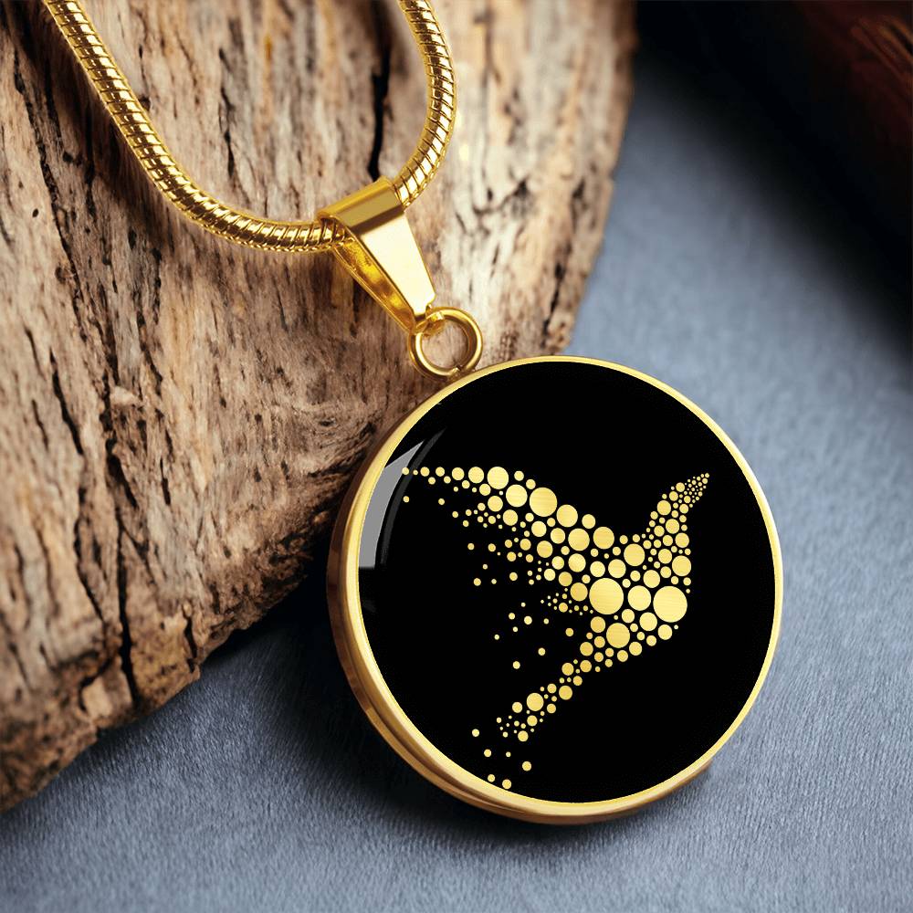 Dot Day Bird Necklace