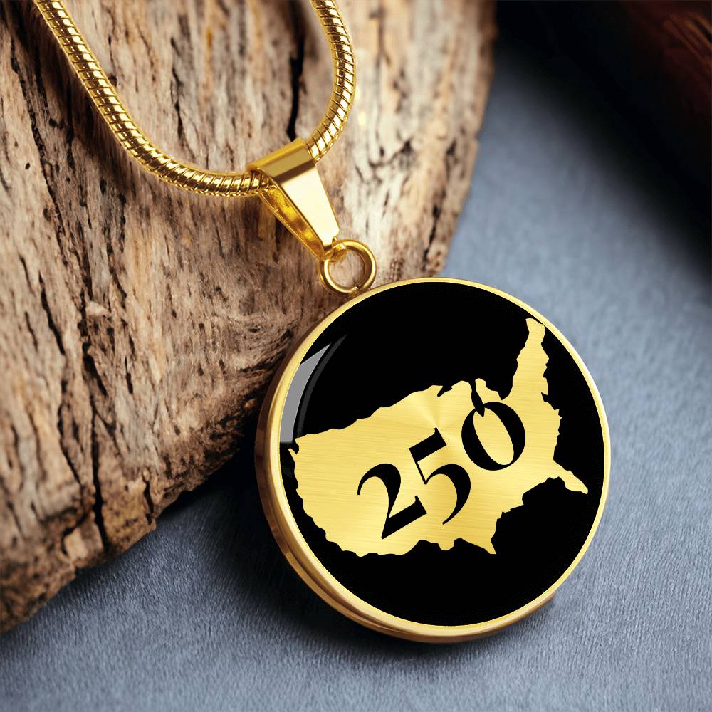 250 years USA Necklace
