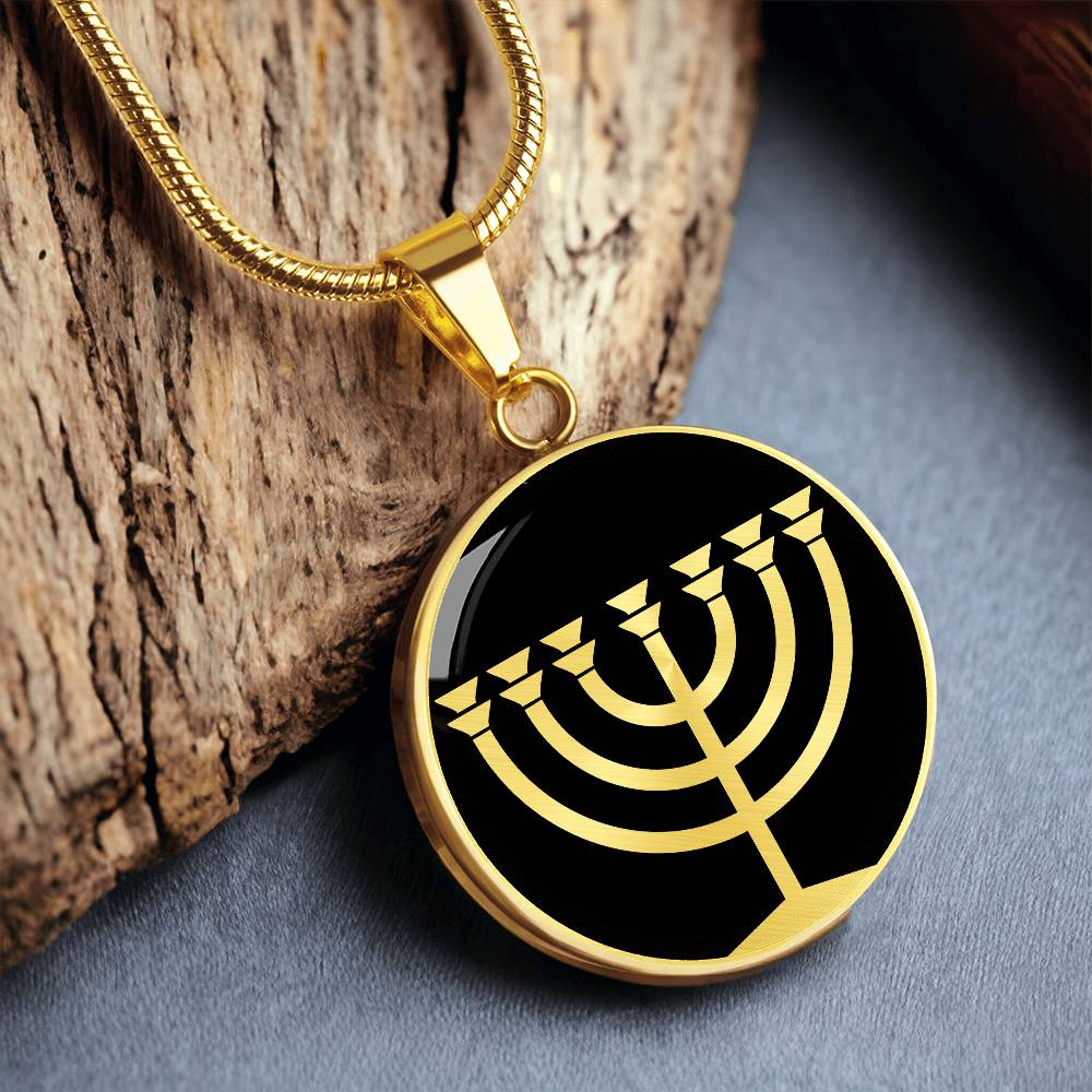 Menorah Necklace