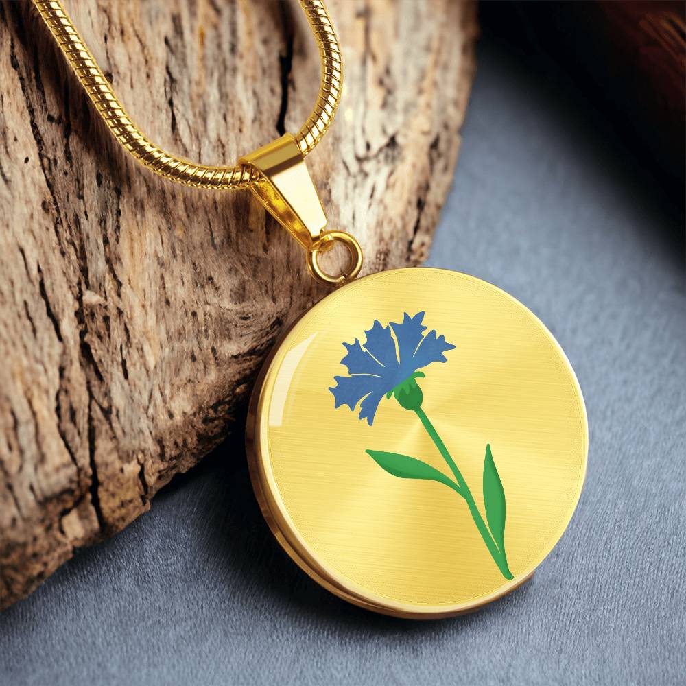 Cornflower Necklace