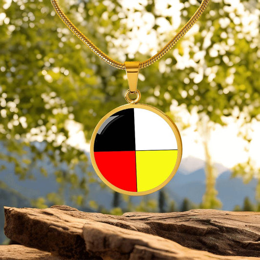 Medicine Wheel Rotated Necklace