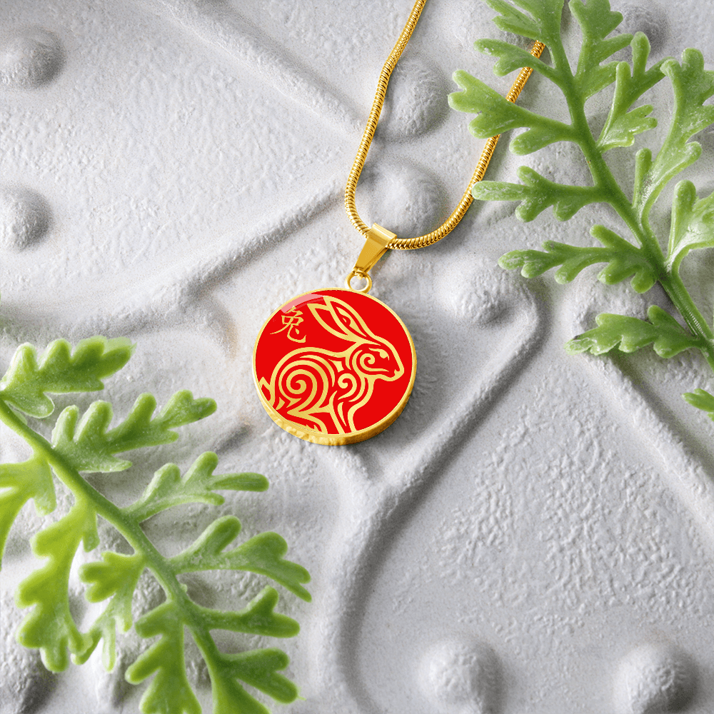 Year of the Fire Rabbit Necklace