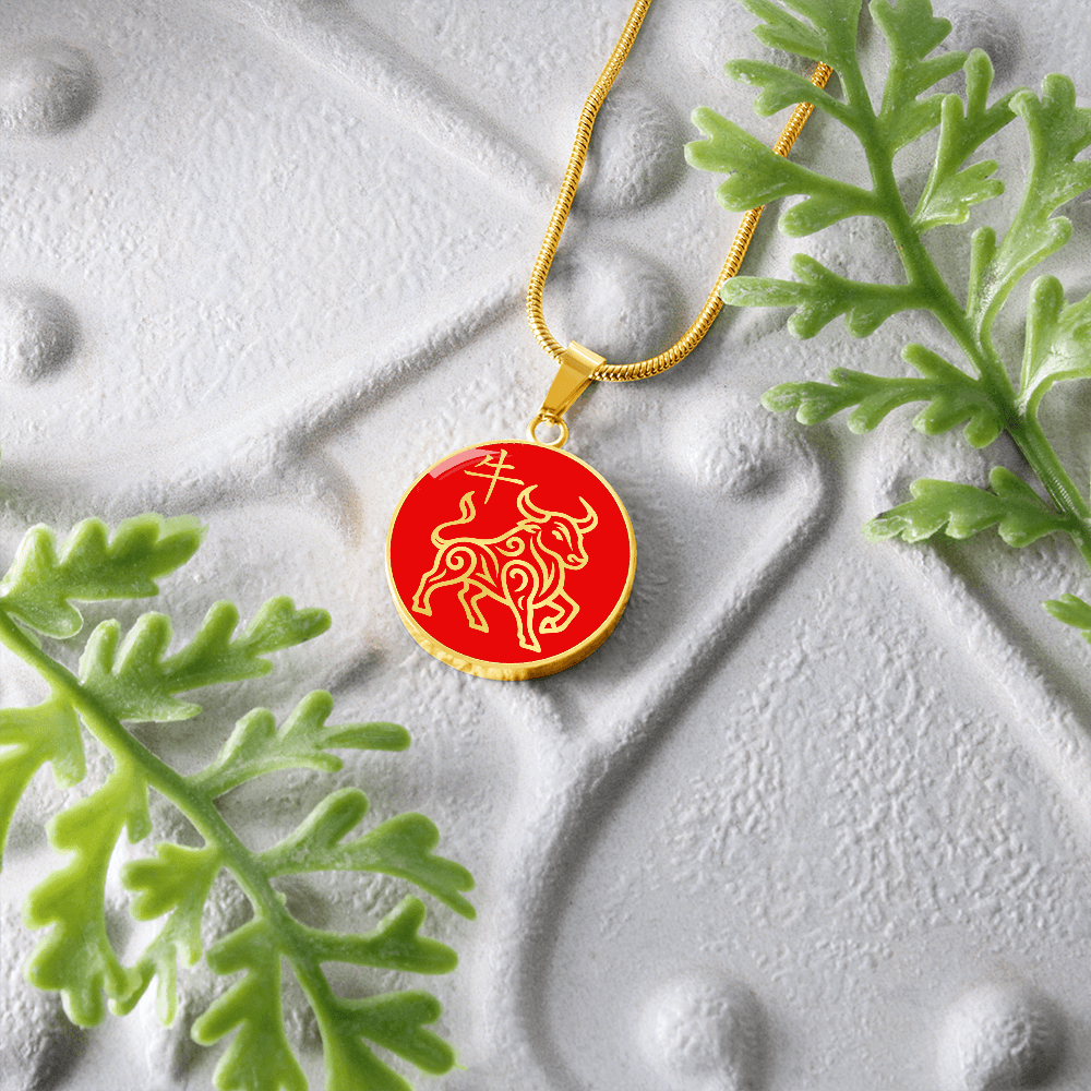 Year of the Fire Ox Necklace