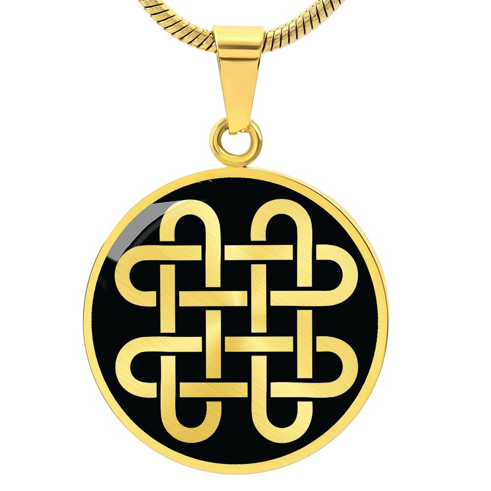 Quadruple Solomon's knot Necklace