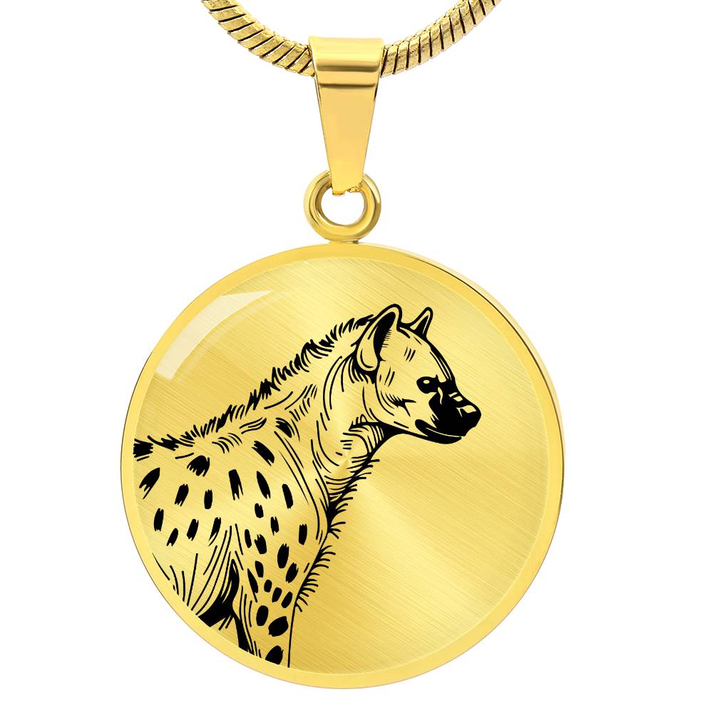 Hyena Sketch Necklace