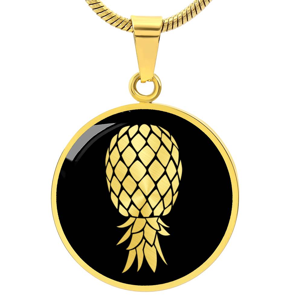 Upside down pineapple Necklace