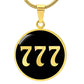 777 Angel number Necklace