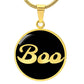 Boo Halloween Necklace