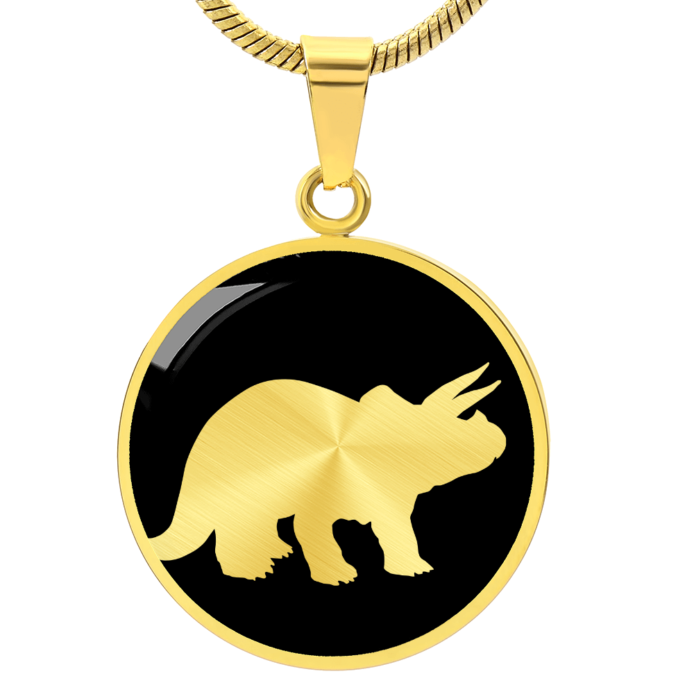 Triceratops Necklace