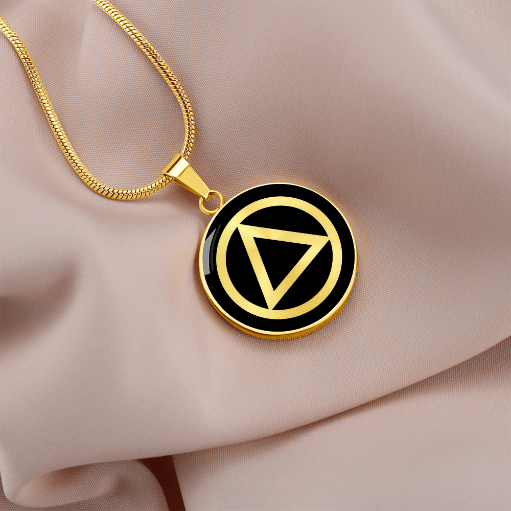 Recovery Symbol Necklace