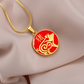 Year of the Fire Pig Necklace