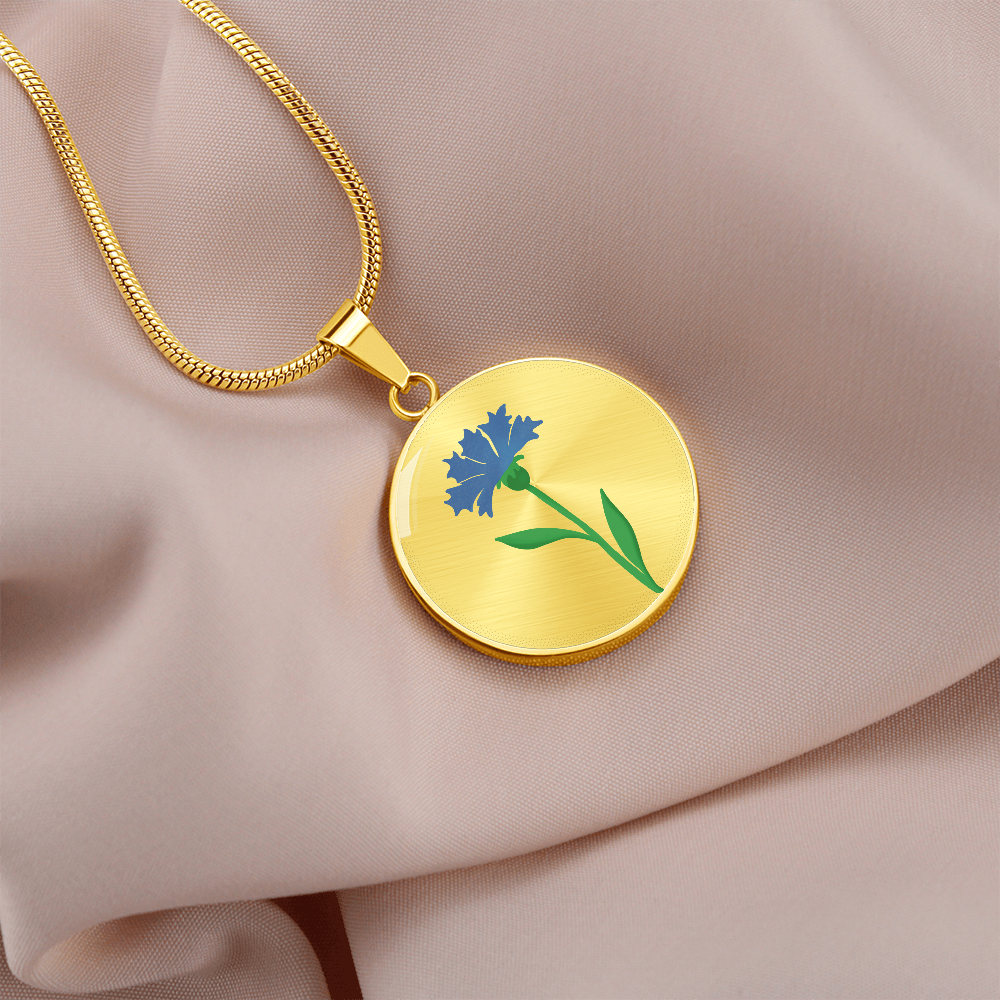 Cornflower Necklace