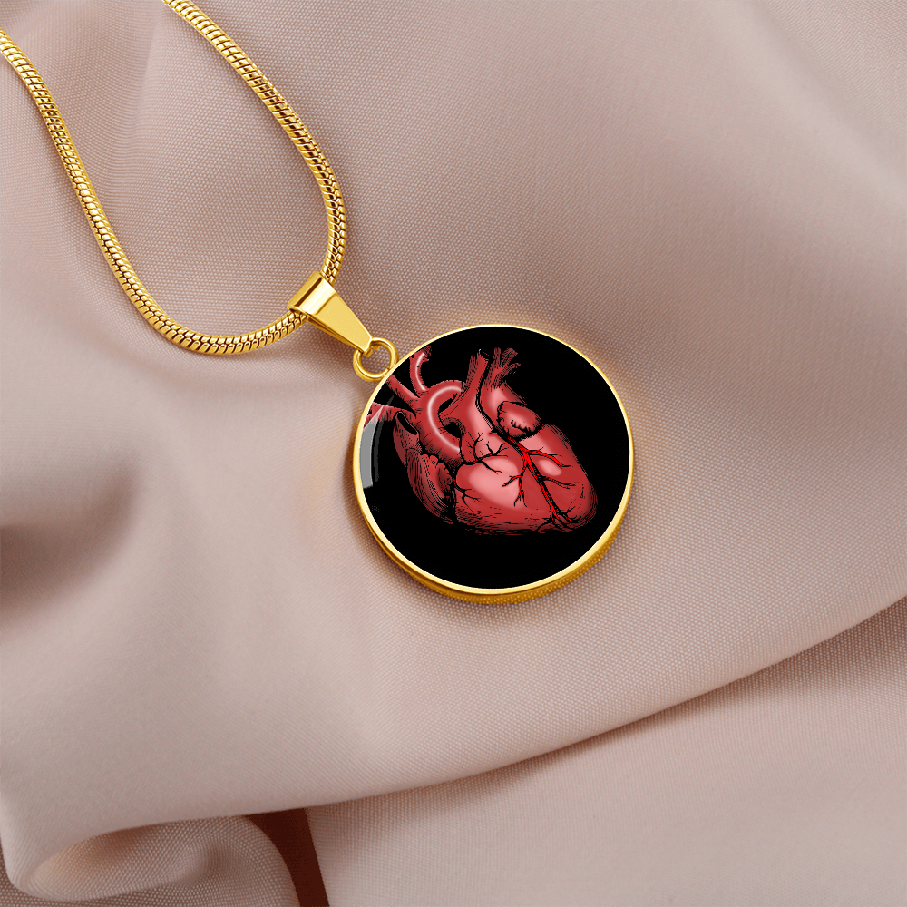 Anatomical heart Necklace