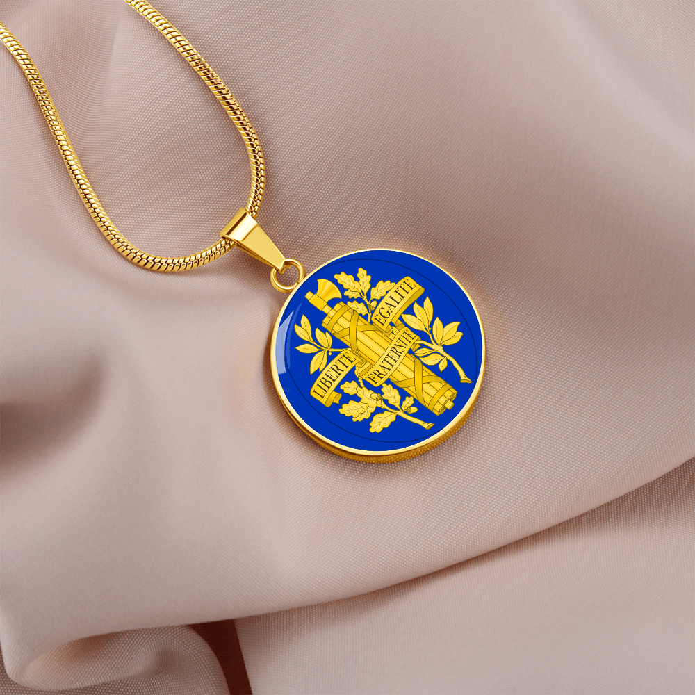 Coat of arms of France Necklace