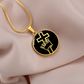Cross and Crown Necklace