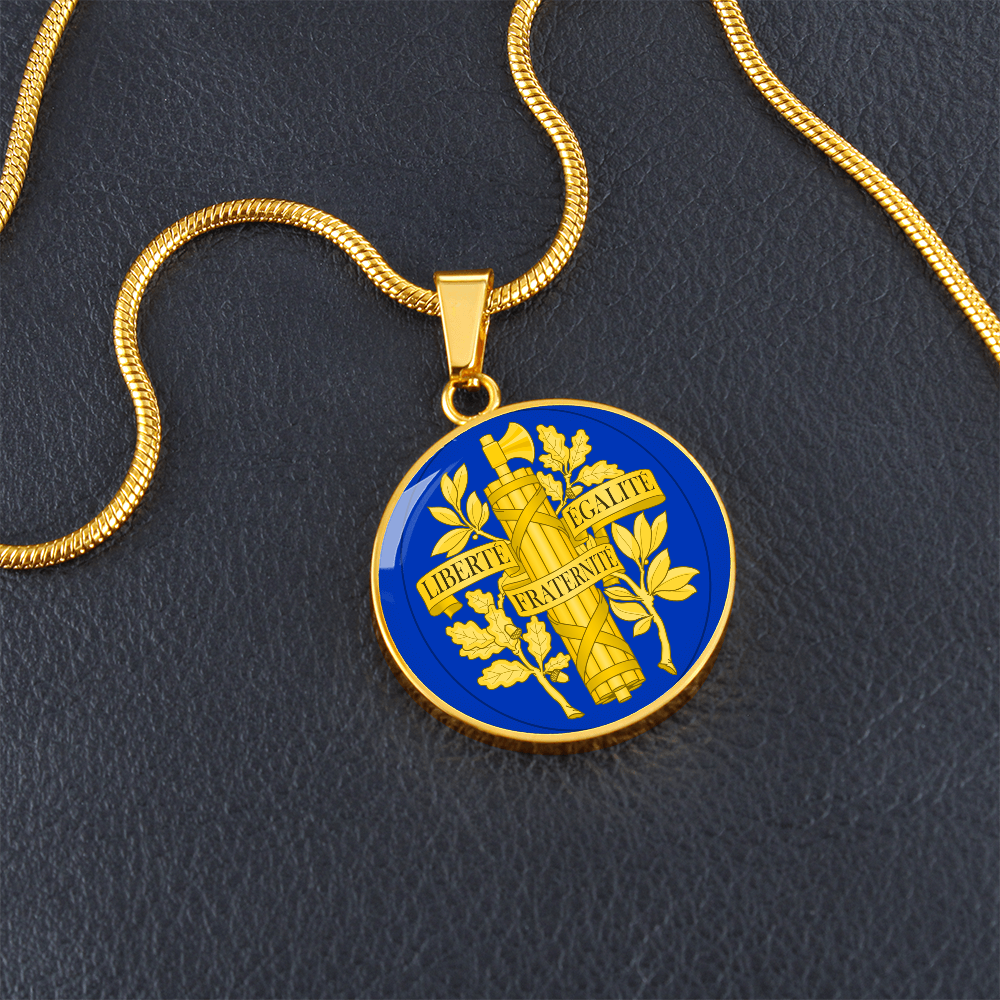 Coat of arms of France Necklace