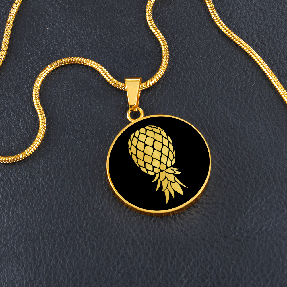 Upside down pineapple Necklace